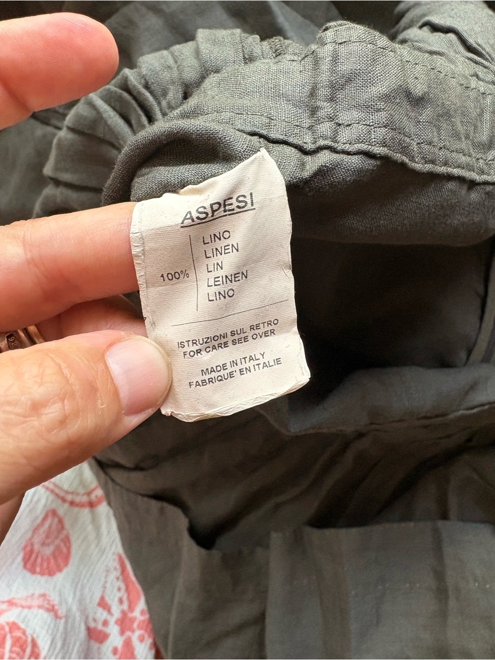 Aspesi Quiet Luxury 100% Linen Full MIDI Dress M - Picture 10 of 10